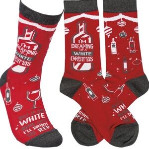 Primitives By Kathy LOL Socks Size Unisex 
Christmas Socks